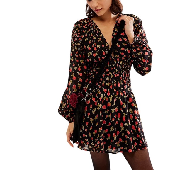 Free People Keep You Mini Dress - Picture 1 of 9